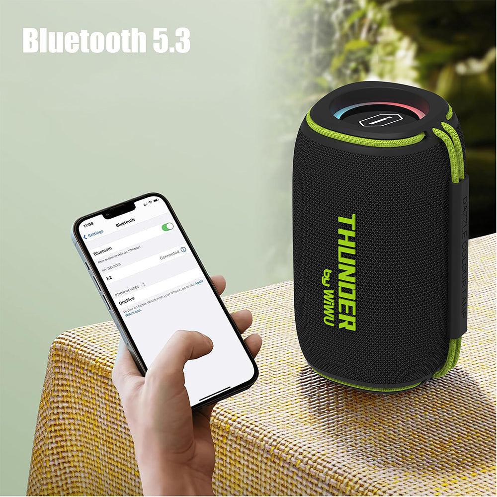 H5 Su Geçirmez Rgb Işıklı Tws Bluetooth 15W Hoparlör