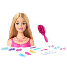 Hmd88 Barbie Saç Tasarımı Büstü - Sarı Saçlı