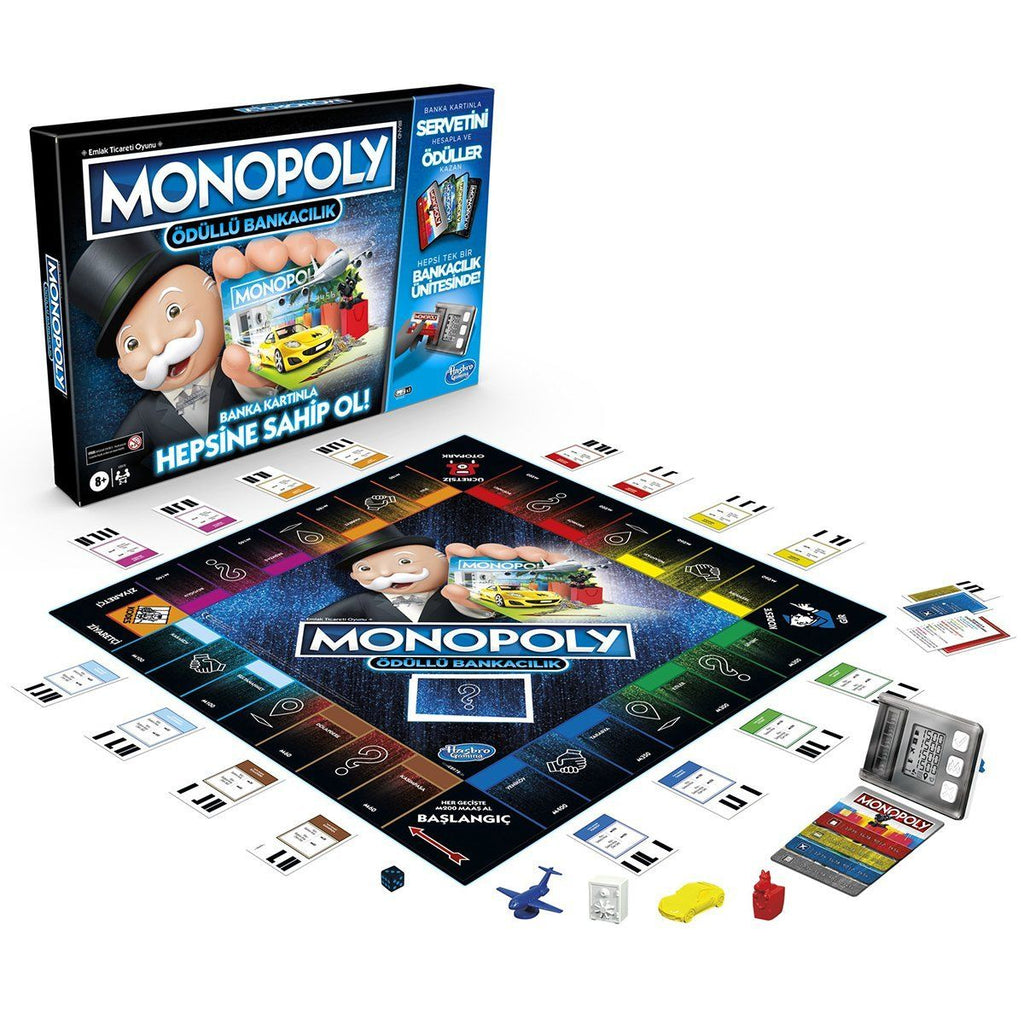 Monopoly Monopoly Ödüllü Bankacılık / +8 Yaş Kutu Oyunları | Milagron 