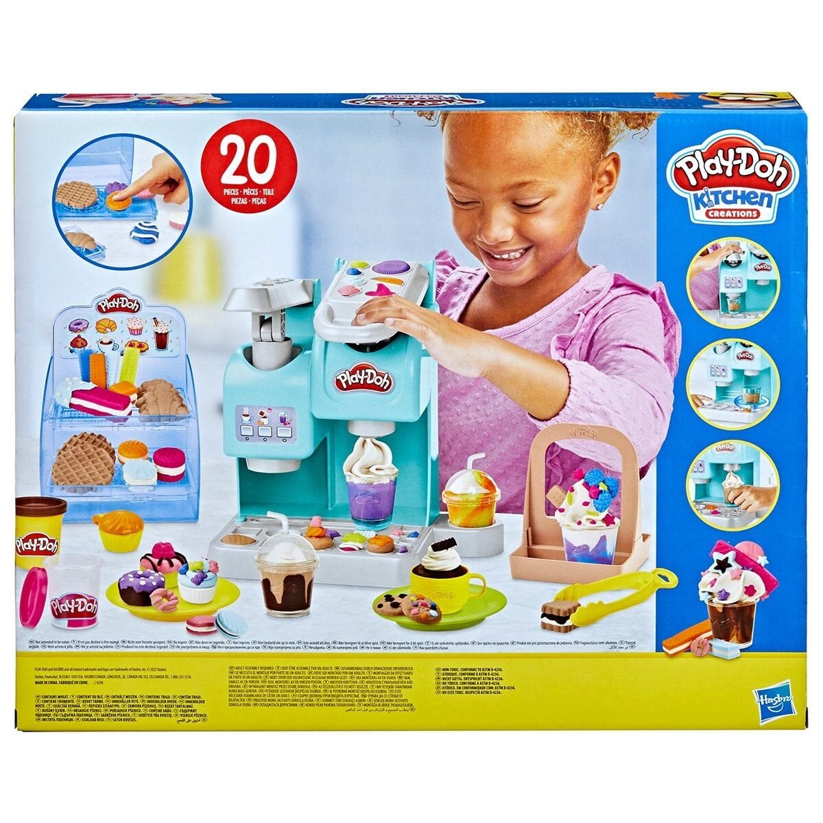 F5836 Play-Doh Süper Renkli Kafe Oyun Seti +3 Yaş