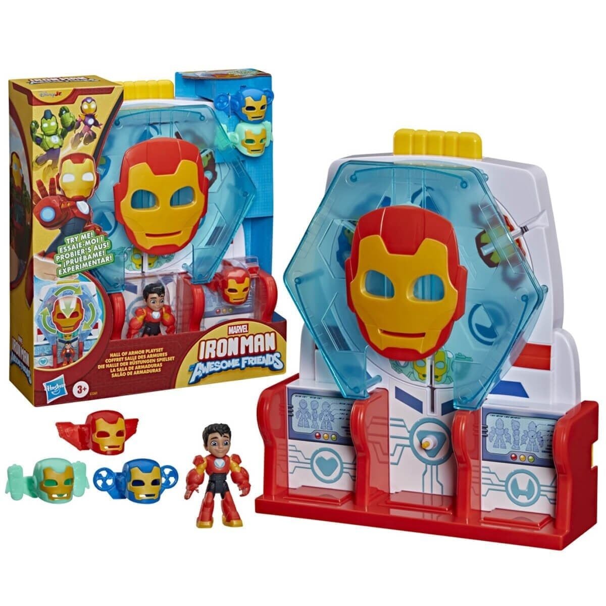 G1261 Iron Man And His Awesome Friends Zırh Salonu Oyun Seti