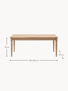 Velotti Uzatmalı Yemek Masası 180-230X95 Cm