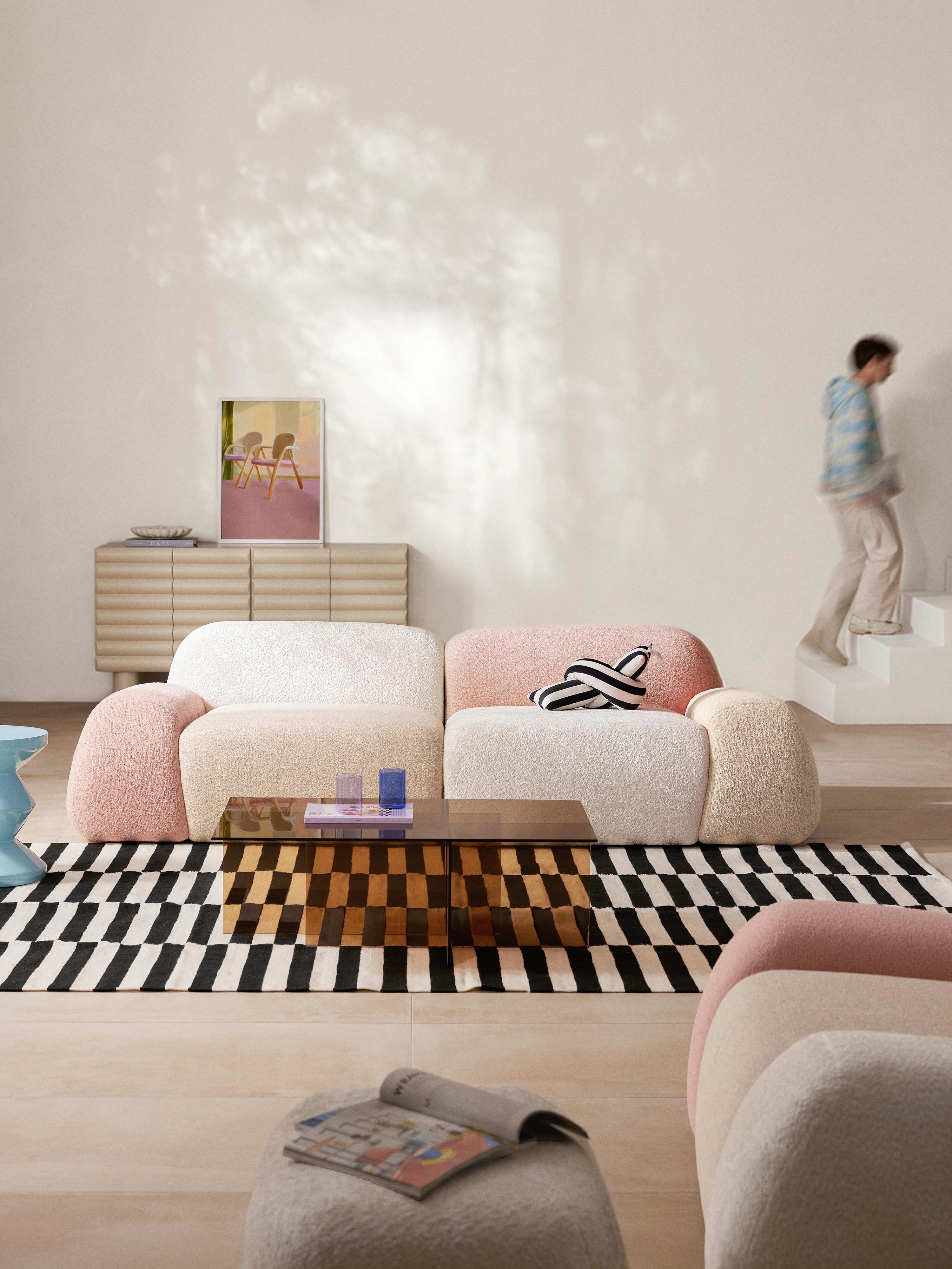 Wolke 3-Kişilik Modüler Koltuk, Fuorisalone Özel Edisyon, Lüks Tasarım