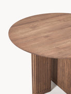 Velotti Yuvarlak Meşe Yemek Masası 120 Cm