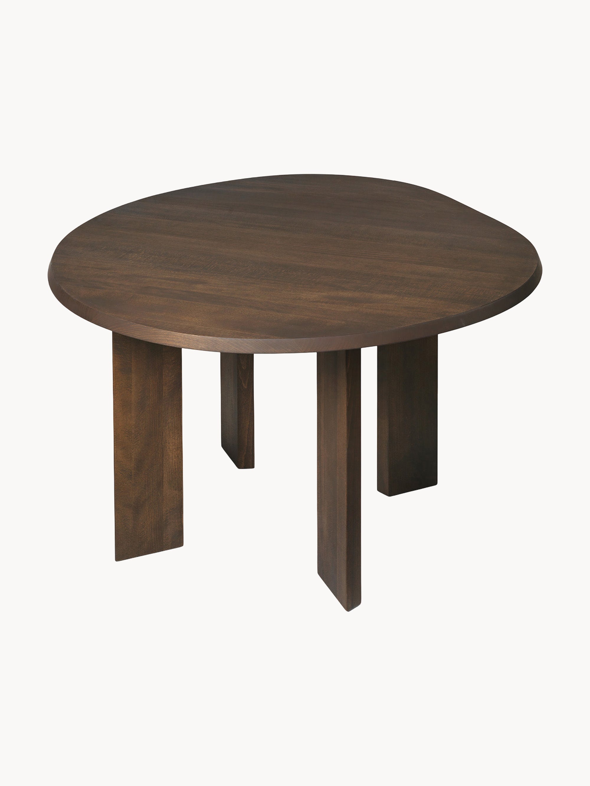 Velotti Masif Kayın Ahşap Yemek Masası 114X105 Cm