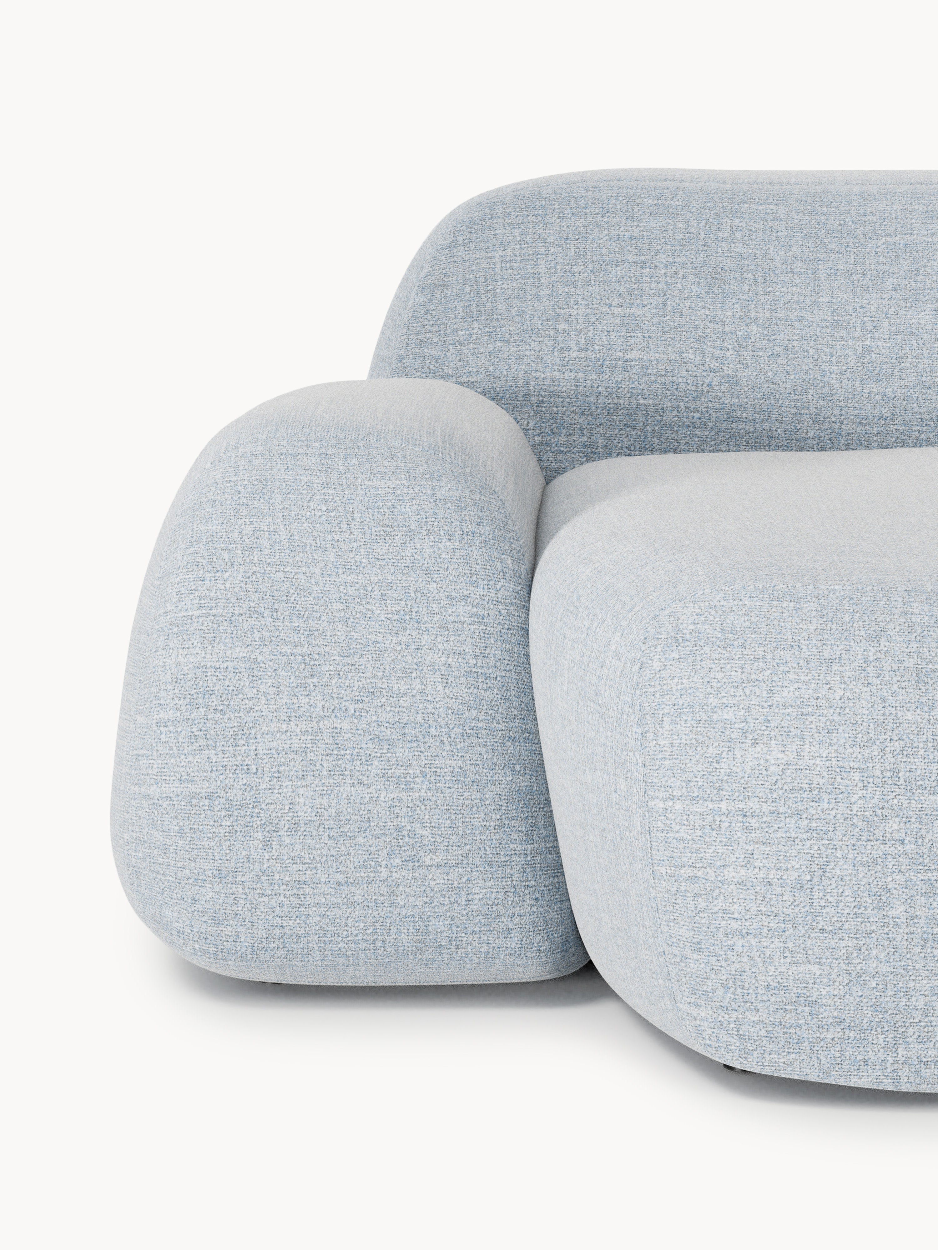 Velotti Xl Boucle Koltuk Açık Mavi