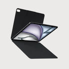 Ipad Air 13 M4 / M3 / M2 Kılıf Folio 3 Siyah, Kalem Bölmeli Standlı