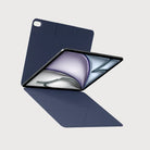 Ipad Air 13 M4 / M3 / M2 Kılıf Folio 3 Gece Mavisi, Kalem Bölmeli Standlı