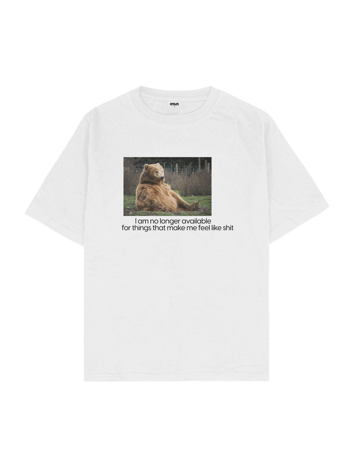 I Am No Longer Available Oversize Tişört