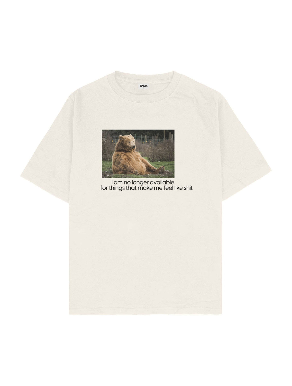 I Am No Longer Available Oversize Tişört