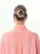 Morcote Oversize Toz Pembe Gömlek
