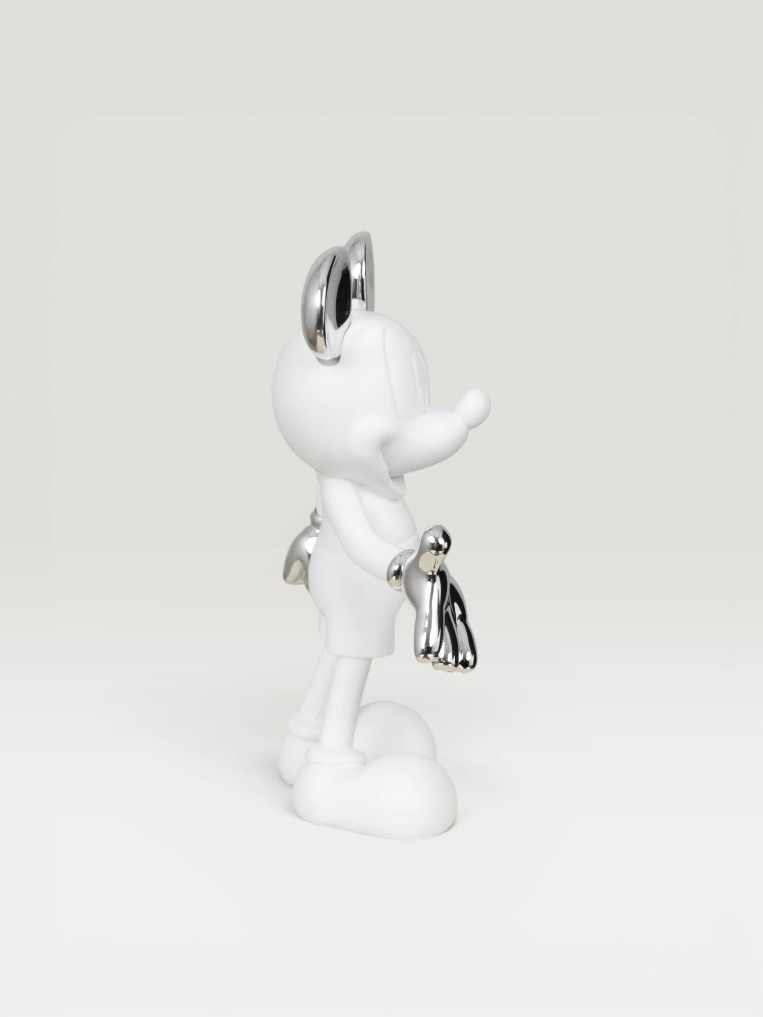 Miko Mouse Obje- White Silver