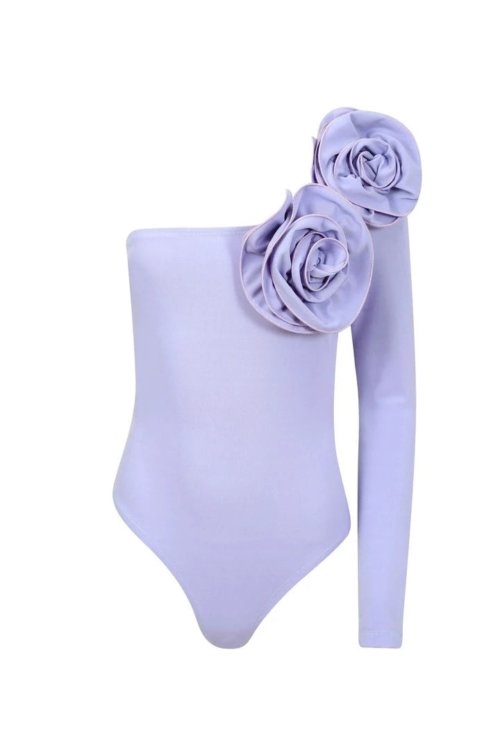 Elba Gül Detaylı Bodysuit