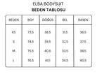 Elba Gül Detaylı Bodysuit