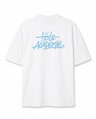 Mavi Graffiti Baskılı Ekru Oversize T-Shirt