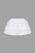 Monaco Skirt Dantel Detaylı Şortlu Mini Etek
