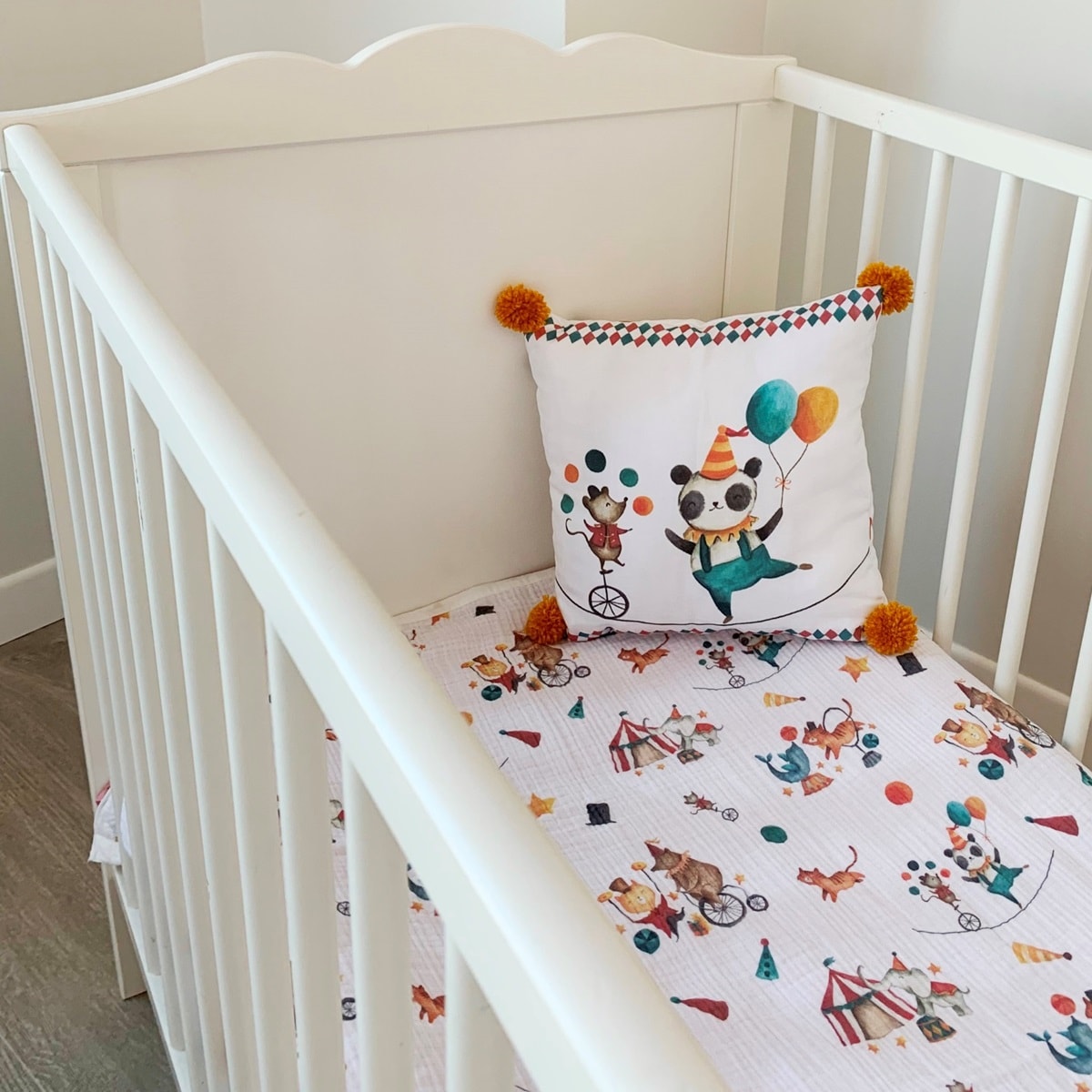 Asu Baby&Kids-Circus Organik Pamuk Kırlent- Dolgulu-Kırlent-4-Milagron.com