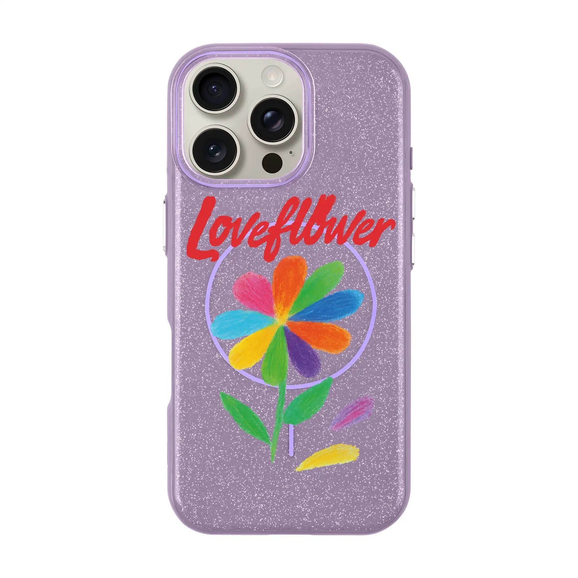 Love Flower-Radiant Kılıf Magsafe Özellikli - Iphone 16 Pro Max