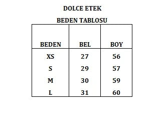 Dolce Mykonos Fırfırlı Parlak Şort Etek