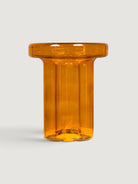 Vetrova Yellow Yuvarlak Cam Yan Sehpa-S