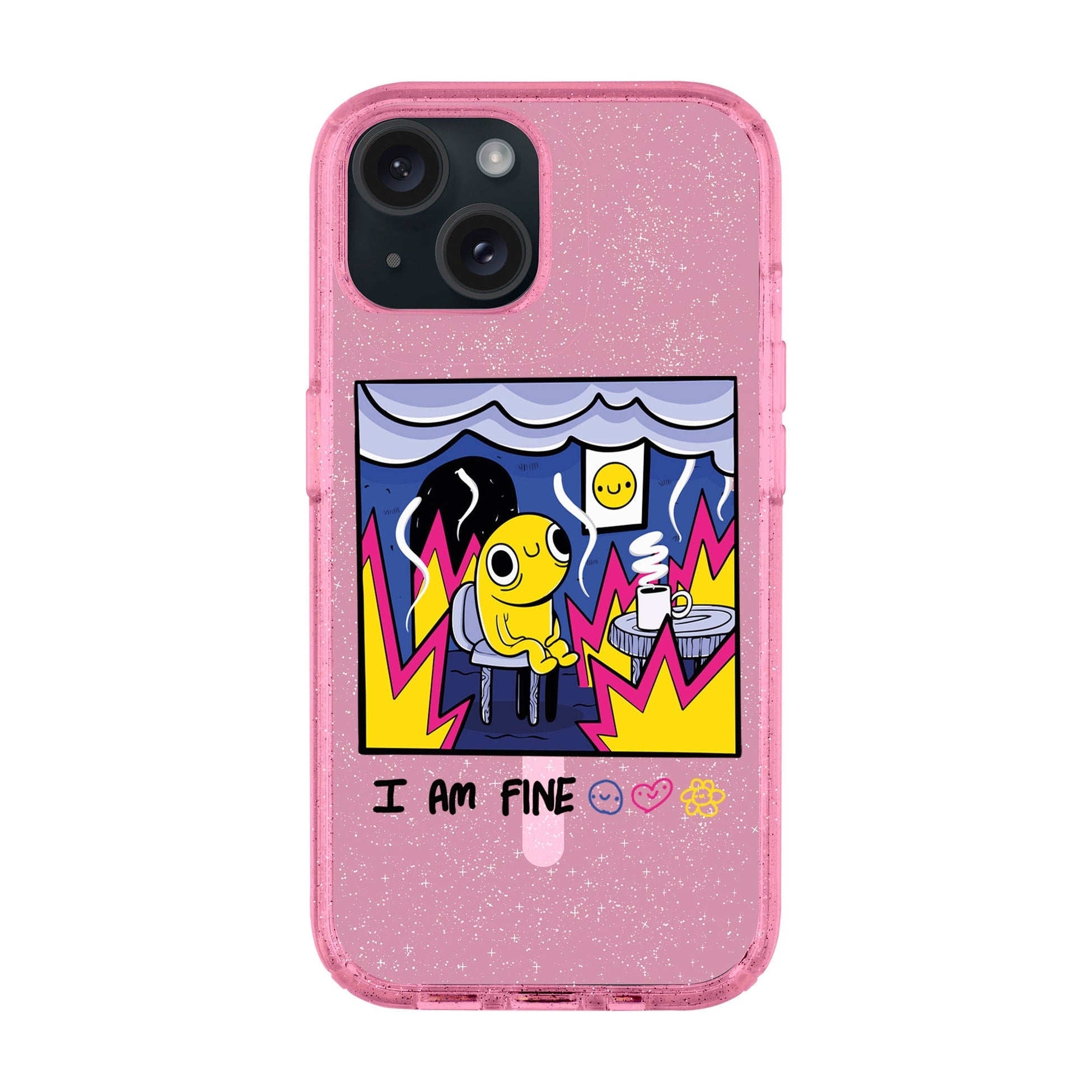 I Am Fine-Shiny Kılıf Magsafe Özellikli - Iphone 15