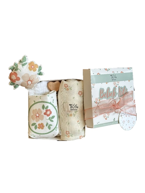  Romantic Organik Pamuk Hediye Bebek Kiti