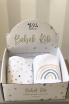 Asu Baby&Kids Pastel Mix&Match 2'Li Organik Pamuk Önlük Rainbow-Dot
