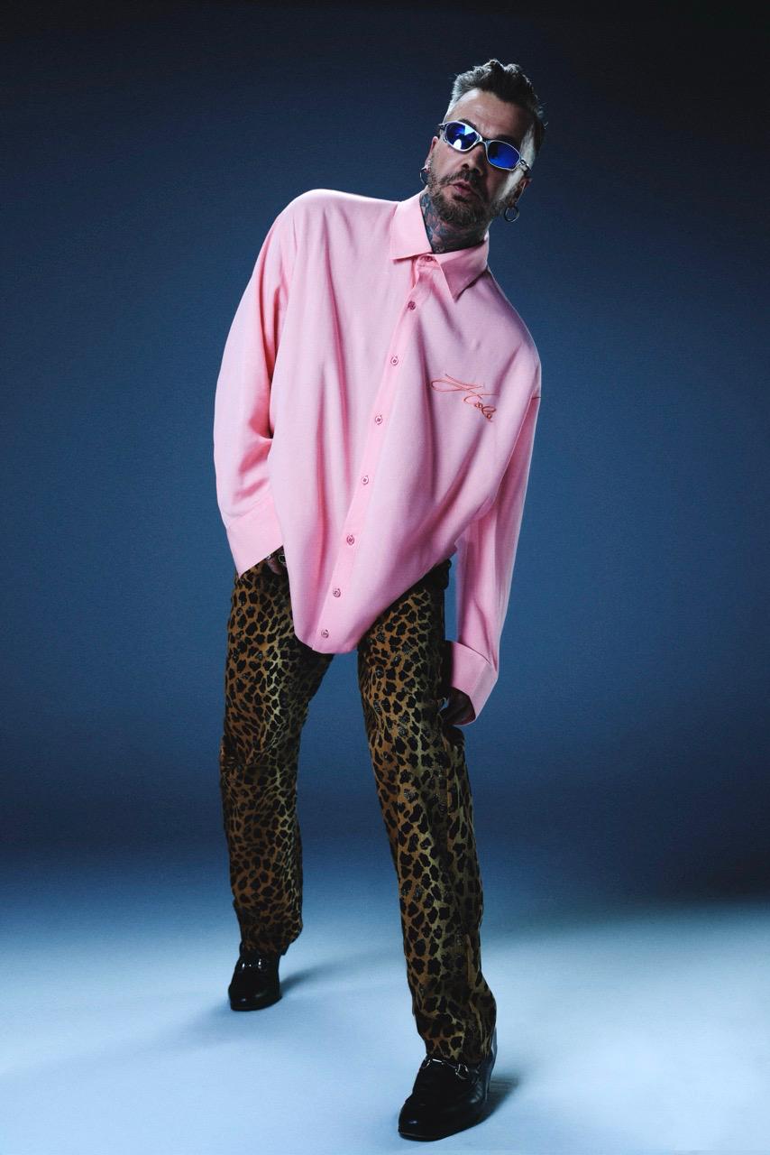 Morcote Oversize Toz Pembe Gömlek