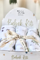 Asu Baby&Kids Pastel Mix&Match 3'Lü Organik Bambu Pamuk Müslin Memphis-Dot-Dino