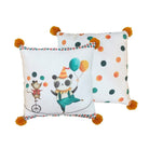 Asu Baby&Kids-Circus Organik Pamuk Kırlent- Dolgulu 2'Li-Kırlent-1-Milagron.com