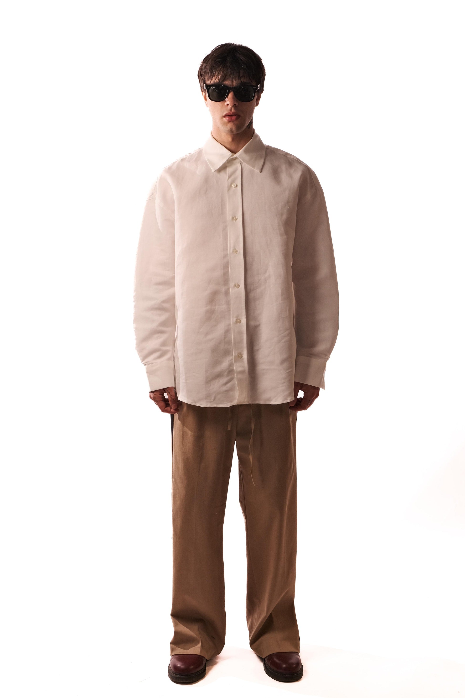 Tlg Keten Oversize Gömlek