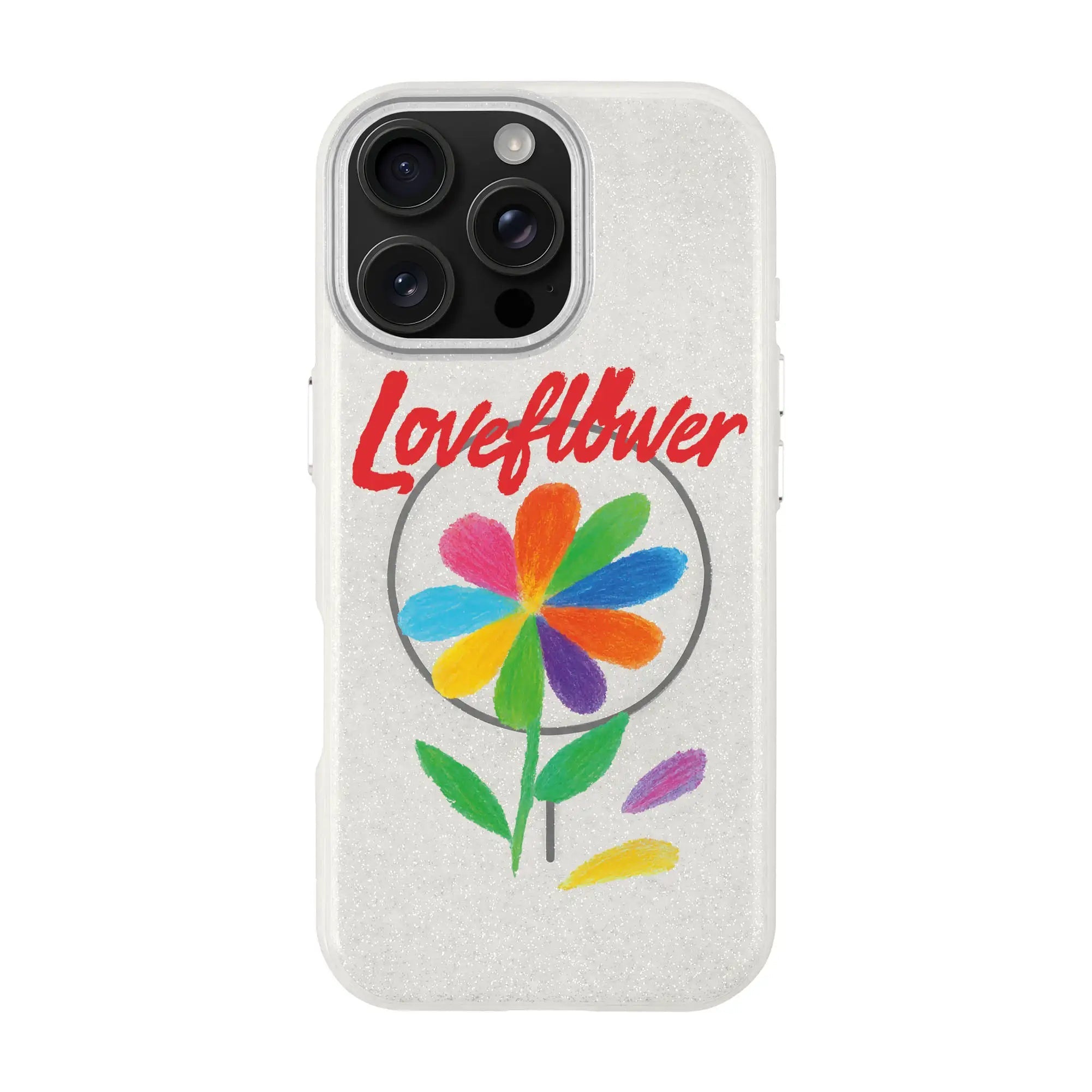 Love Flower-Radiant Kılıf Magsafe Özellikli - Iphone 16 Pro Max