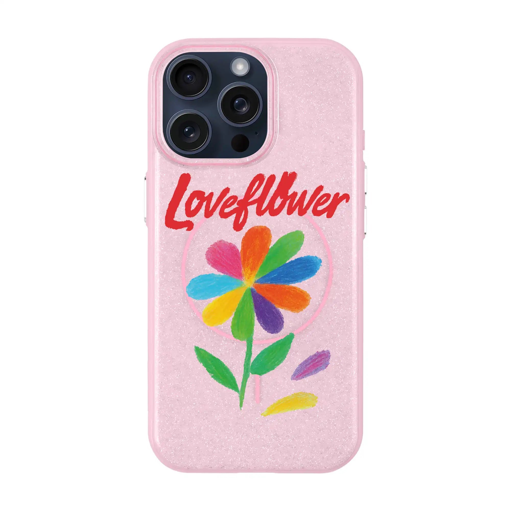Love Flower-Radiant Kılıf Magsafe Özellikli - Iphone 15 Pro Max