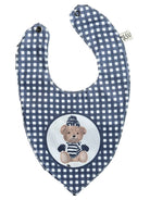 Asu Baby&Kids Organik Pamuk Önlük Vintage Bear Lacivert