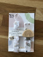 Asu Baby&Kids Pastel Mix&Match 2'Li Organik Pamuk Emzik Askısı Rainbow-Dot