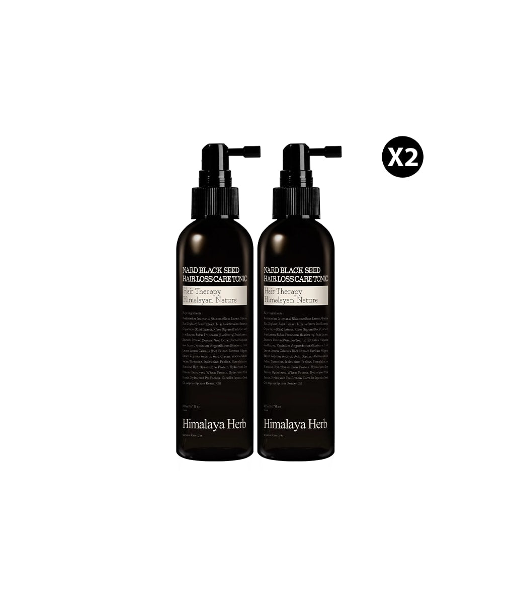 Nard Black Seed Hair Loss Care Tonic - Çörek Otu Özlü Saç Dökülmesi Karşıtı Tonik (200 ml x 2 adet)