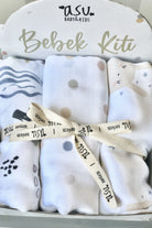 Asu Baby&Kids Pastel Mix&Match 3'Lü Organik Bambu Pamuk Müslin Memphis-Dot-Sleepy