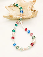 Murano Cam Ve İNci Kolye Choker