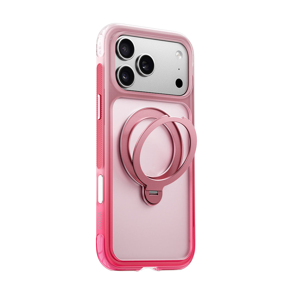 Iphone 17 Pro Max As-204 Aeroshield Aurora Ultra Airbag 360° Standlı Magsafe Uyumlu Kılıf