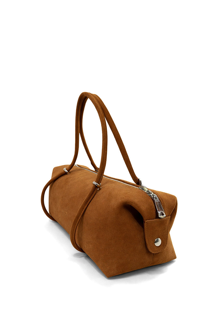 Jabobag Roll Small Süet Omuz Çantası