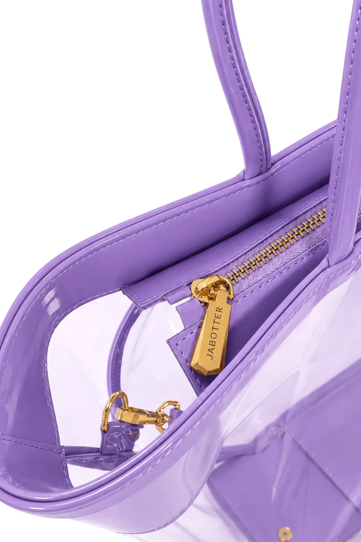 Jabobag Tote Beach Rugan & Şeffaf Omuz Çantası