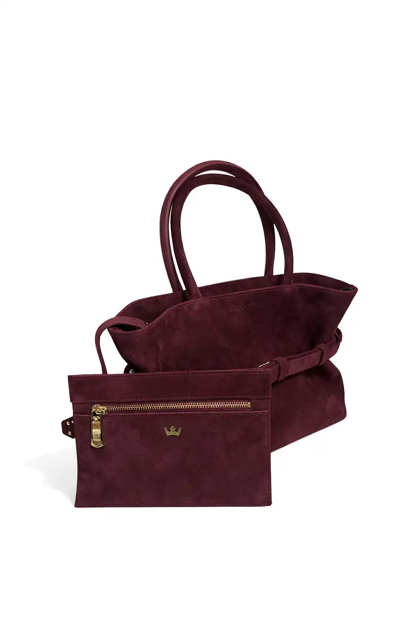 Jabobag Tote Small Süet Omuz Çantası