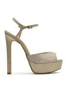 Brida Simli 14 Cm Platform Topuklu Ayakkabı