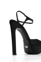 Brida Saten 14 Cm Platform Topuklu Ayakkabı