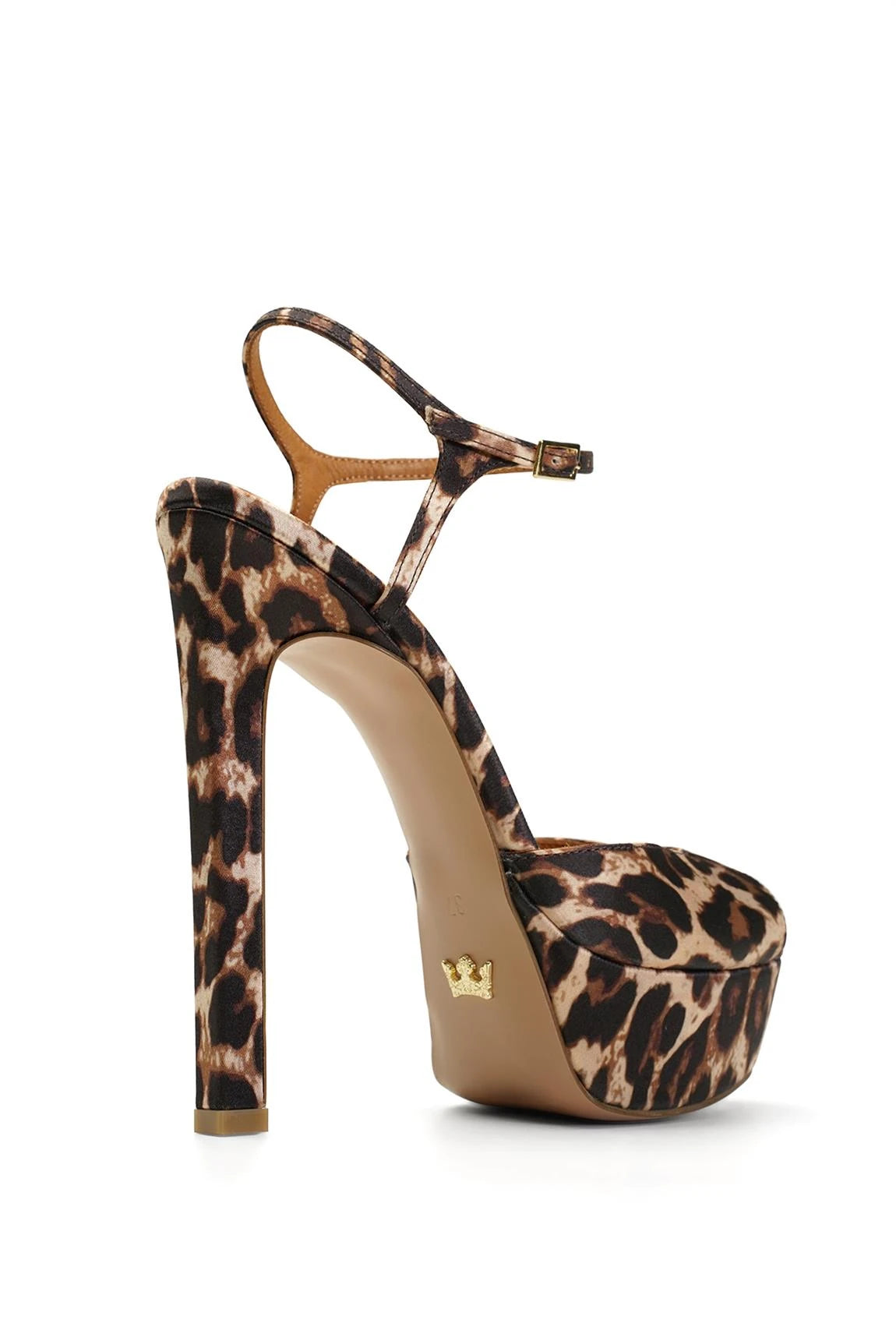 Brida Saten 14 Cm Platform Topuklu Ayakkabı