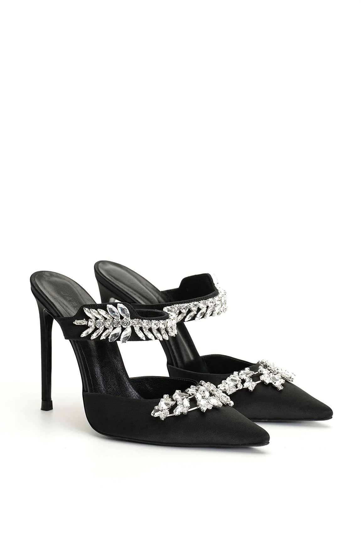 Kaitly Saten 10 Cm Topuklu Terlik