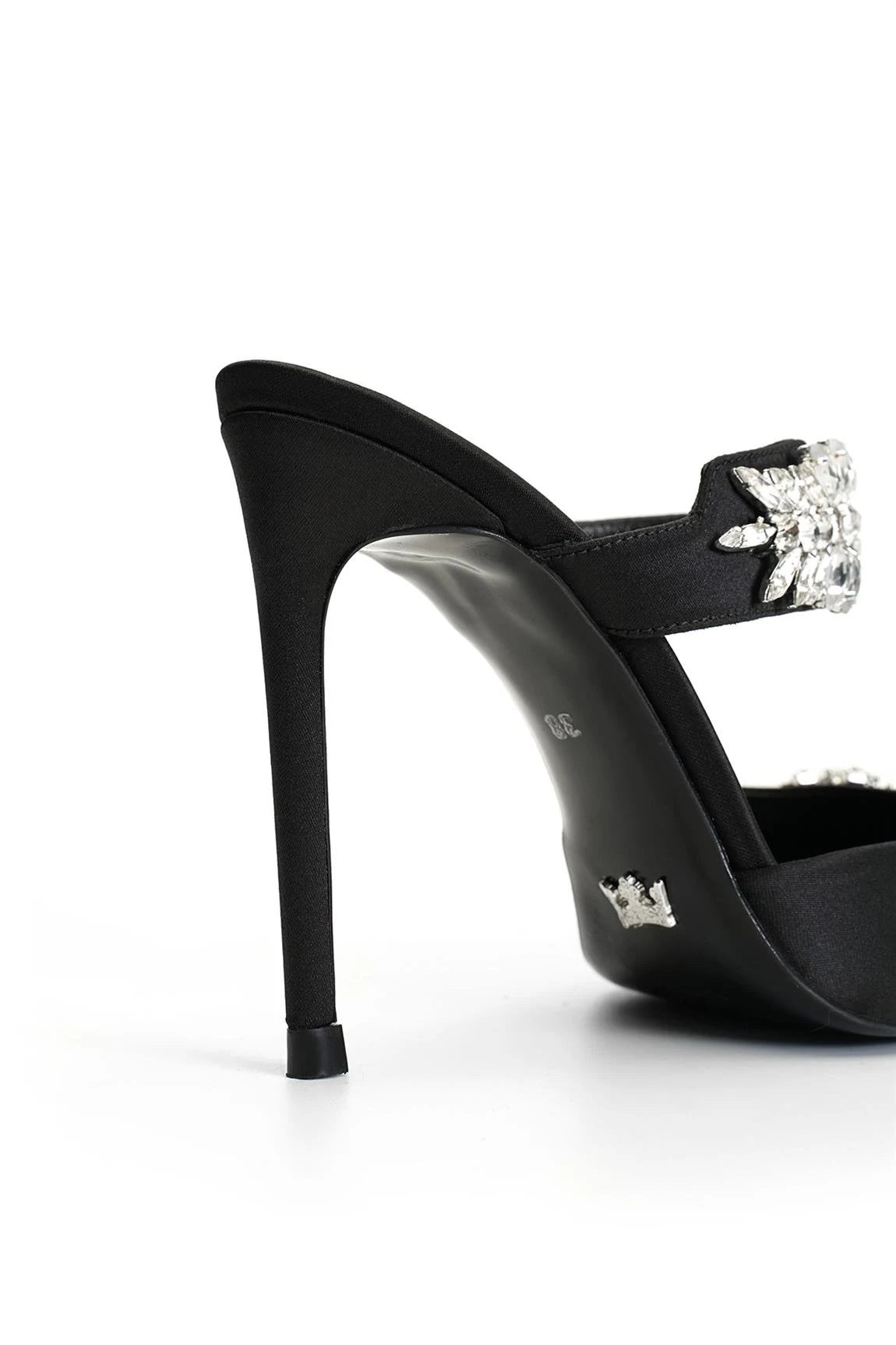 Kaitly Saten 10 Cm Topuklu Terlik