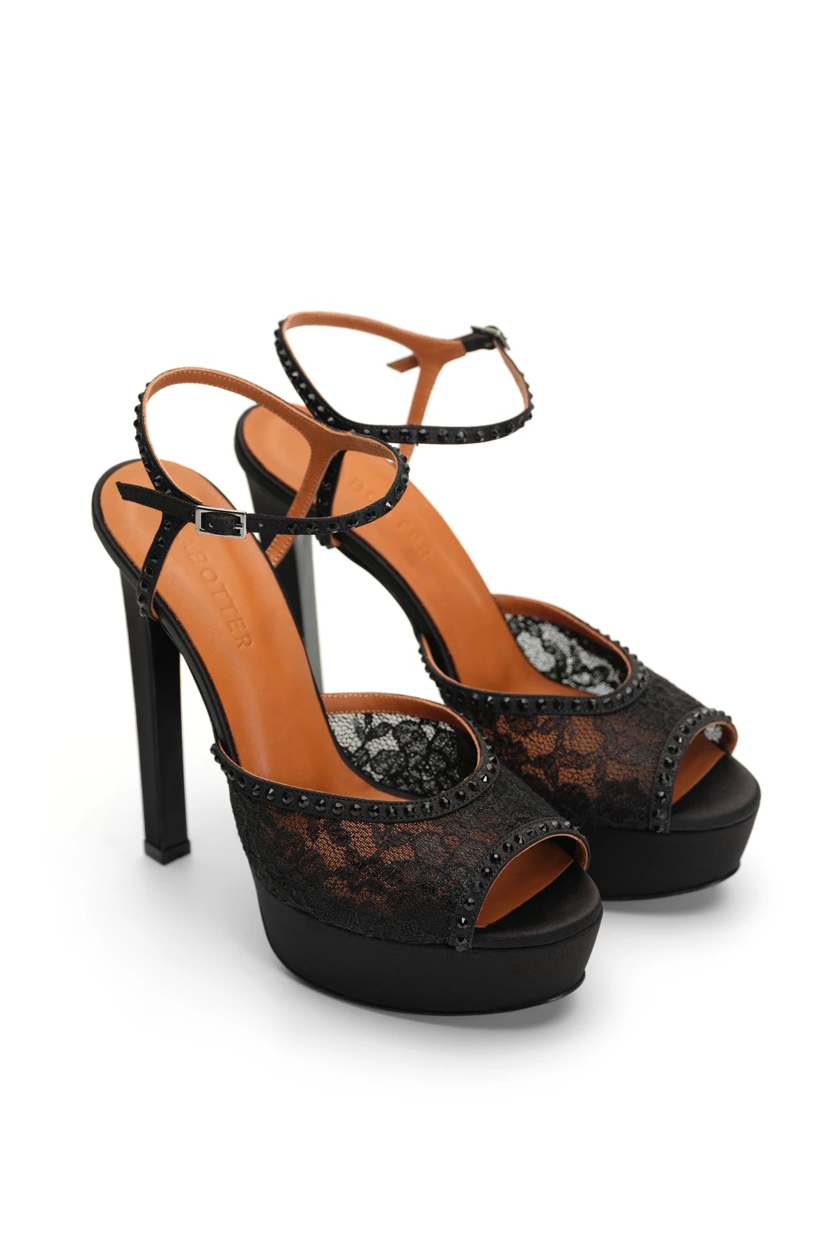 Lavinia Saten 14 Cm Platform Topuklu Ayakkabı