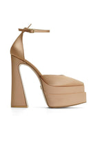 Lizzy Saten 16 Cm Platform Topuklu Ayakkabı