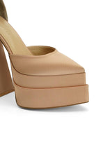 Lizzy Saten 16 Cm Platform Topuklu Ayakkabı